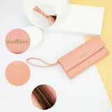 Large Capacity Magnetic Clutch Wallet for Women - Black