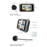 1080P Smart Digital Door Viewer With Night Vision - 3.97 Inch Wide Angle - Black