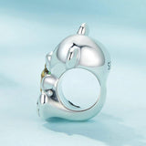 925 Sterling Silver Adorable Sunflower Diy Bead Bracelet