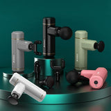 Portable Electric Muscle Massager For Neck And Body - Pink