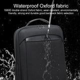 18 Inch Waterproof Double Shoulder Backpack With Usb Black