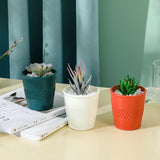 Versatile Hydroponic Flower Pot for Wet and Dry Arrangements - Milk White