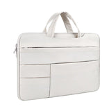 13.3 Waterproof Laptop Bag - Wearable Durable - Creamy-White