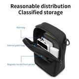 Waterproof Men Shoulder Bag Multifunctional & Durable - Black