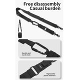 Waterproof Men Shoulder Bag Multifunctional & Durable - Black