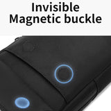 Waterproof Men Shoulder Bag Multifunctional & Durable - Black