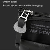 Waterproof Men Crossbody Chest Bag For Outdoor Adventures - Black