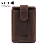 Secure Business Card Holder - Coffee Rfid Protection