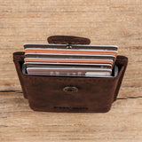 Secure Business Card Holder - Coffee Rfid Protection
