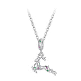 925 Sterling Silver Christmas Elk Pendant Beads