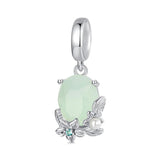 925 Sterling Silver Floral Pearl Pendant In
