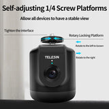 Intelligent 360 Degree Follow Gimbal Camera with Ai Face Recognition - Black