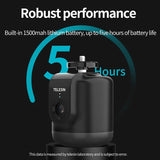 Intelligent 360 Degree Follow Gimbal Camera with Ai Face Recognition - Black