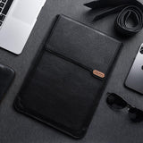 14.0 Inch Water Wave Texture Laptop Sleeve - Versatile Design - Black