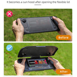 3-in-1 Gaming Console Protector with Sun Hood and Kickstand