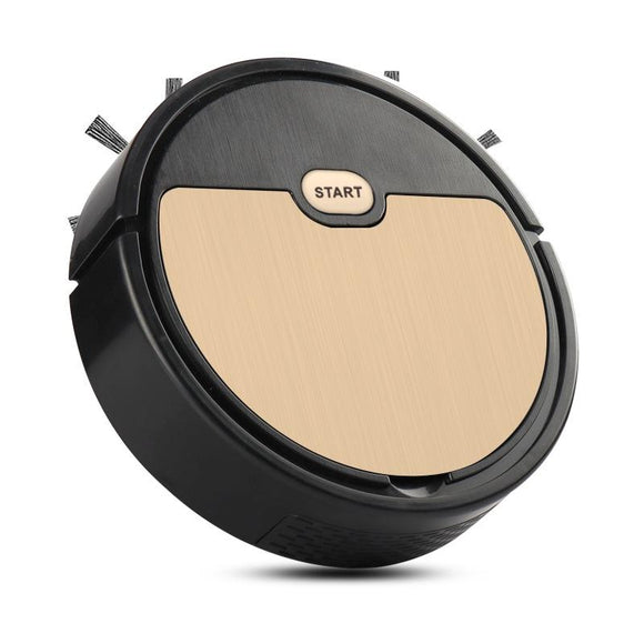 3-in-1 Intelligent Usb Home Sweeping Machine - Fast Charging - Black