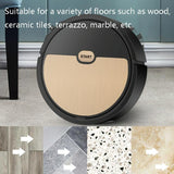 3-in-1 Intelligent Usb Home Sweeping Machine - Fast Charging - Black