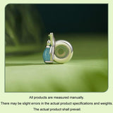 925 Sterling Silver Blue Luminous Zircon Bee Silicone Diy Beads