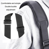 13.3-14 Inch Laptop Shoulder Bag with Messenger Style - Black