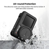 Protective Silicone Case for Dji Action Camera Accessories - Black