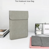 11.6-12.5 Inch Ultra-thin Notebook Liner Bag with Small Bag - Pu02 - Pink