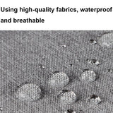 13.3 Inch Waterproof Laptop Handbag with Shock-absorbing Capacity - Grey