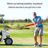 Golf Swing Training Belt for Improved Fitness and Technique - Red