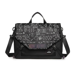 Anti-drop Crossbody Laptop Bag - Fits 13.3-16 Inch - Airbag Protection - Black Equation