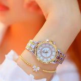 Elegant Lace Women Watch - Golden