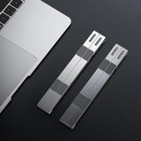 Adjustable Aluminum Laptop Cooling Bracket - Desktop - Gray