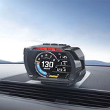 Car Obd Hud Lcd Speedometer Clear Display - English Version
