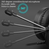 3.5Mm Luminous Game Headset For Desktop - White