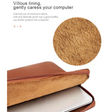 13.3 Inch Thin and Light Laptop Liner Bag with Pu Material - Cowhide Yellow