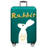 Protective Cover for Trolley Luggage - Durable and Dustproof - Large Size - Rabbit - S