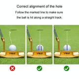 360-degree Rotatable Golf Ball Scriber with 2 Pens - Draw Five Lines