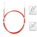 2-pack Rear Disc Brake Cable for Xiaomi Mijia M365 Electric Scooter - Red