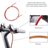 2-pack Rear Disc Brake Cable for Xiaomi Mijia M365 Electric Scooter - Red