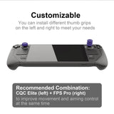 Anti-skid Joystick Cap Set for Steam Deck Console - Button Combo - Black