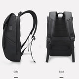 Waterproof Anti-theft Laptop Backpack for Daily Work and Business - 15.6 Inch - Black