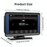 7 Inch Car Mp5 Player With Built-In Driving Recorder - Carplay / Android Auto Black
