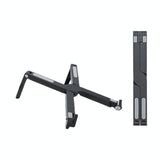 Foldable Non-slip Laptop Stand - Plastic Silicone - Black