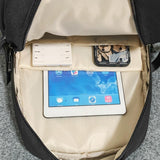 Simple Oxford Cloth Travel Backpack For Students 45 X 31 X 18Cm - Black