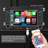 7 Inch Car Mp5 Player With Carplay / Android Auto - F9070 Black