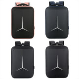 Waterproof Business Laptop Backpack with Usb Port - Multifunctional - Black - 15 Inch