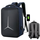 Waterproof Business Laptop Backpack with Usb Port - Multifunctional - Black - 15 Inch