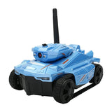 720p Hd Camera Rc Car with Real-time Surveillance and Remote Control - Tank Design - Orange