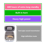 Earhook Hearing Aid Sound Amplifier Khaki