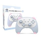 Cat Shaped Wireless Tooth Handle for Nintendo Switch - Blue