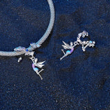 925 Sterling Silver Enchanting Elf Bracelet & Necklace Set Diy Beads