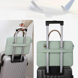 13-13.3 Inch Laptop Bag Crossbody Briefcase in Oxford Cloth - Black - 13 - 13.3 Inch